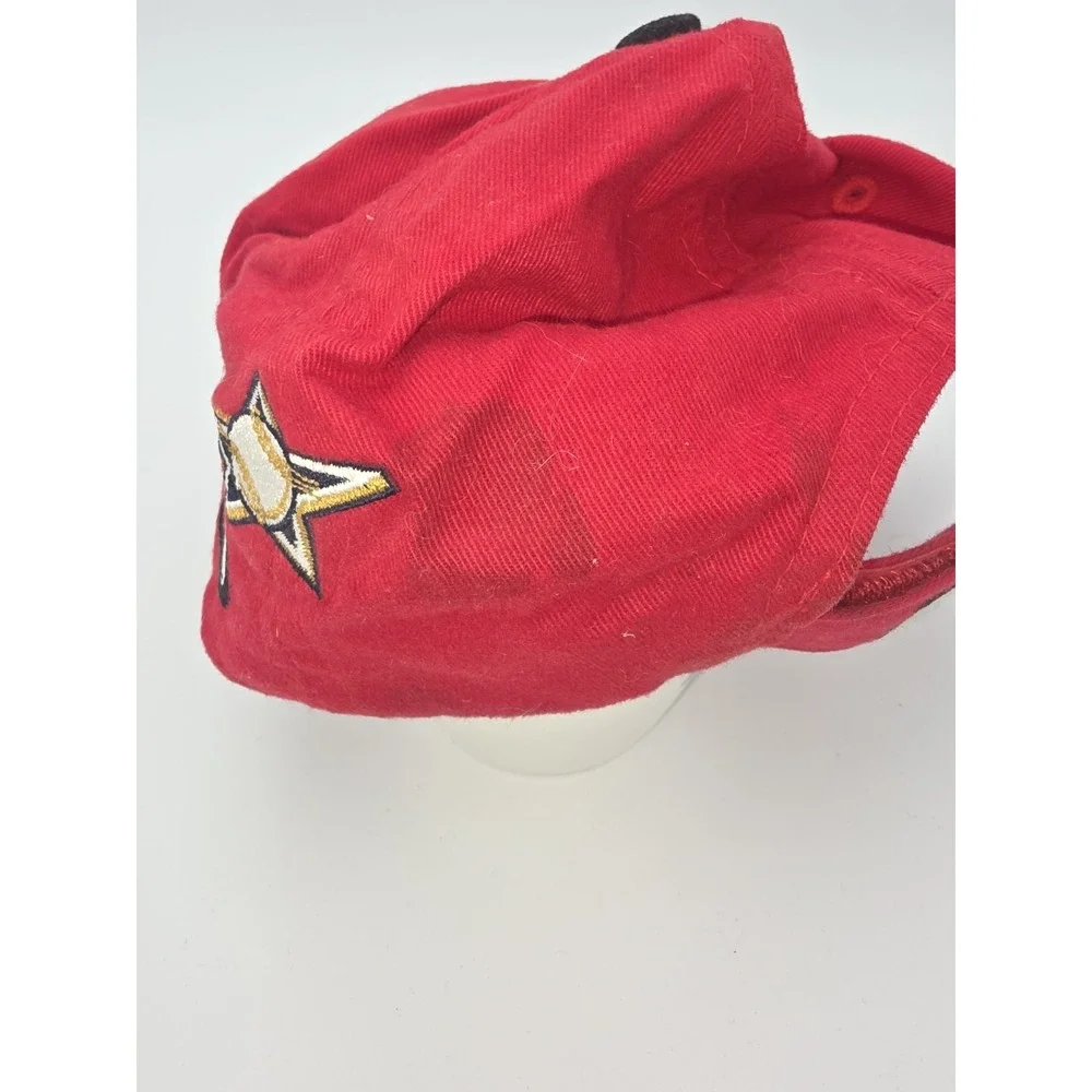 Vintage Dale Earnhardt Jr #8 2002 MLB All Star Game Budweiser Hat Cap NASCAR Red
